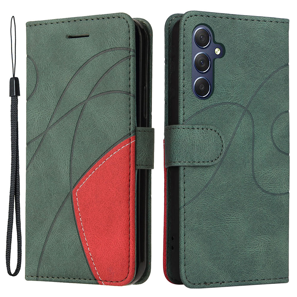 KT Leather Series-1 For Samsung Galaxy M54 5G / F54 5G PU Leather Wallet Case Dual-color Splicing Stand Cover KT Leather Series-1 For Samsung Galaxy M54 5G / F54 5G PU Leather Wallet Case Dual-color Splicing Stand Cover